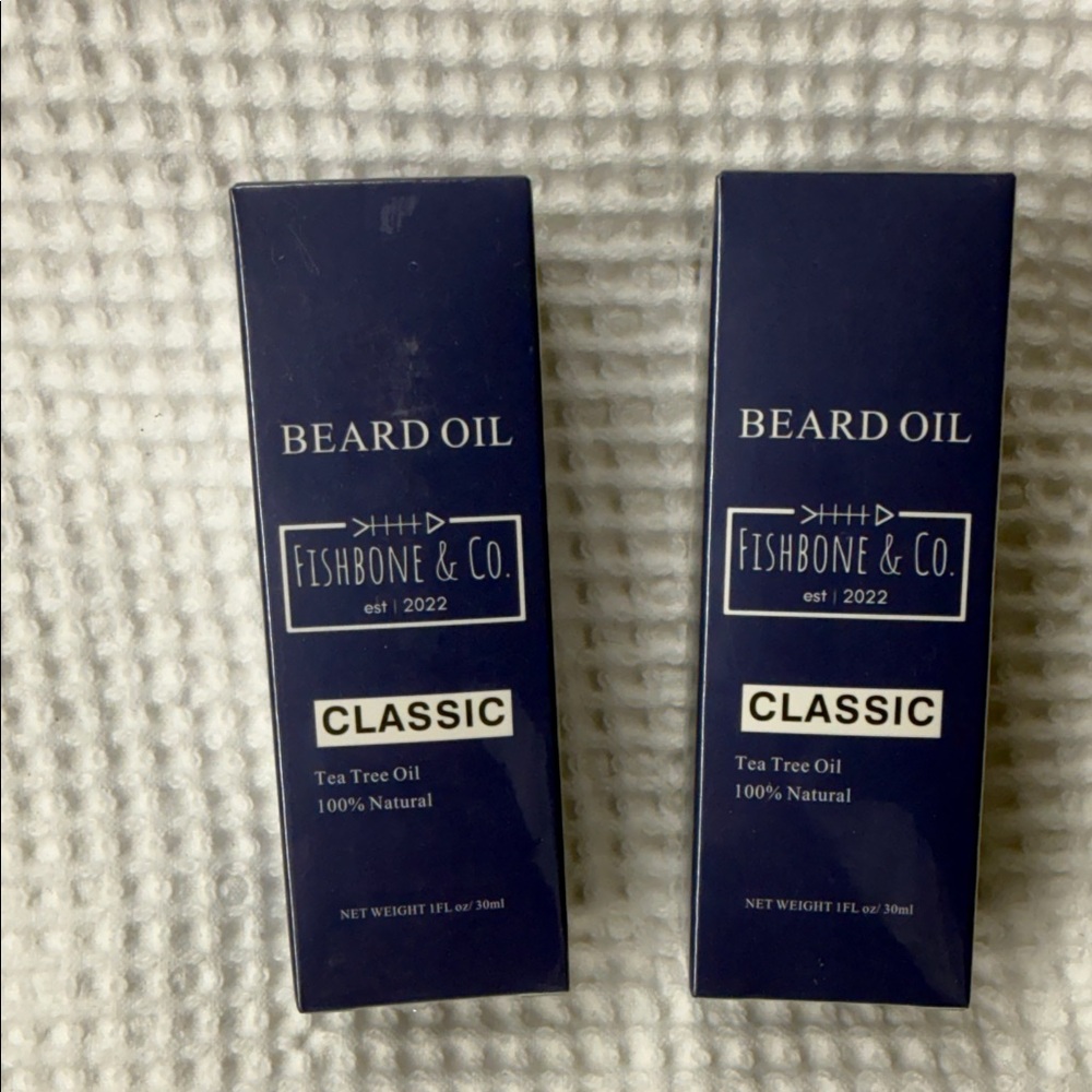 Fishbone & Company Tea Tree Beard Oil - NIP